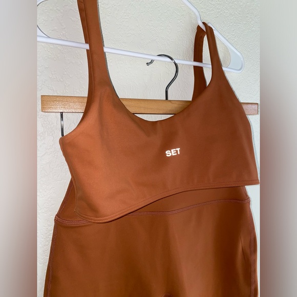 Set Active Luxform Aimee Bra & Bike Shorts | Terracotta - Picture 7 of 8